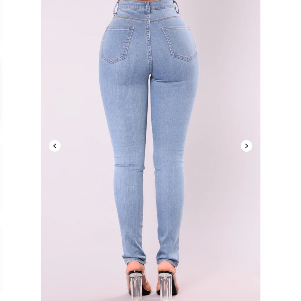 Lace-Up Jeans - Picture 7 of 8